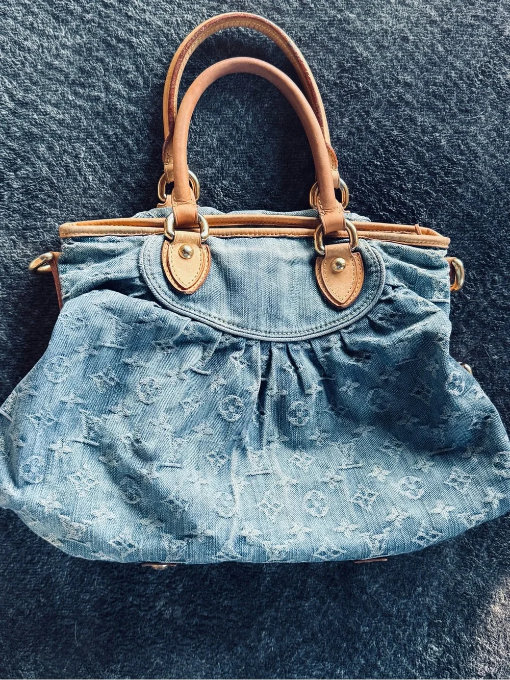 Louis Vuitton Monogram Denim Neo Cabby MM